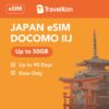 Japan eSIM IIJ 50GB 90 Days