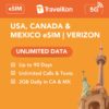 Verizon eSIM Unlimited Data 90 Days