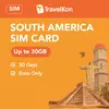 South America 30GB 30 Days