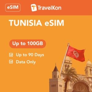 Tunisia eSIM 90 Days 100GB