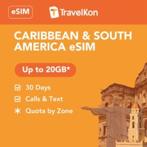 Caribbean & south america esim