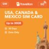 USA CANADA MEXICO SIM CARD