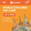 World SIM Card 20GB 30 Days