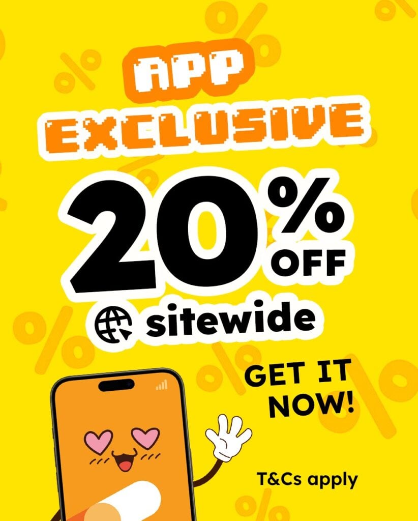 20 off app only