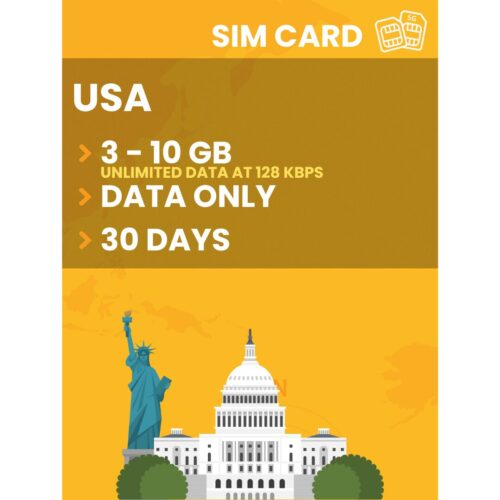 South Korea ESIM Unlimited Max Unlimited Data* DataOnly 1 30