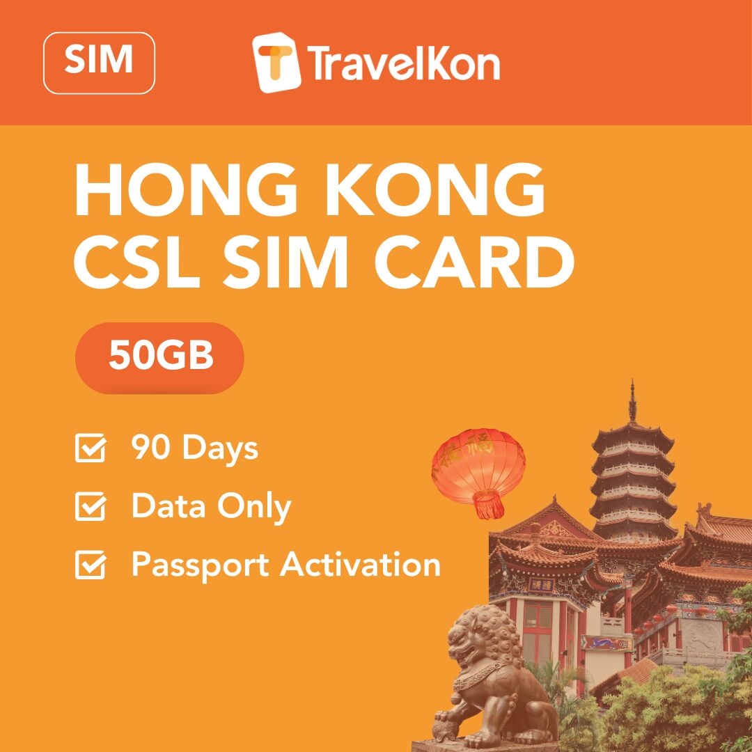 Hong Kong SIM Card CSL TravelKon