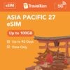 Asia Pacific 27 Countries 100GB eSIM