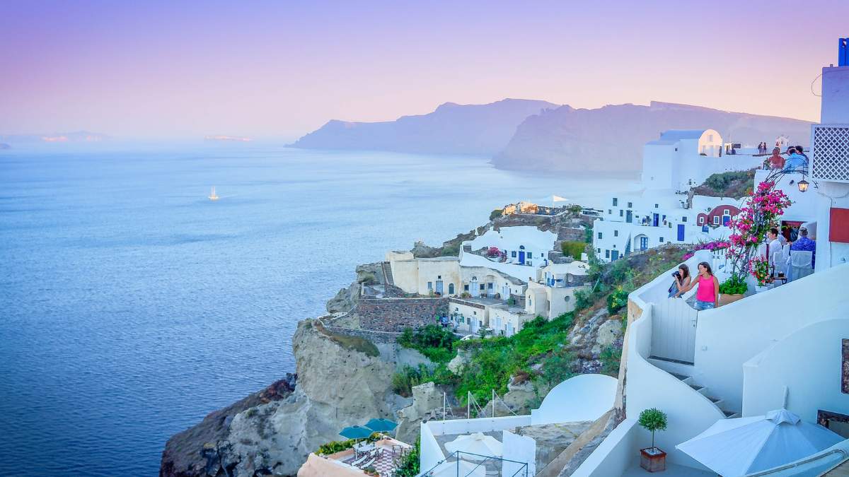 accommodation fira santorini greece​