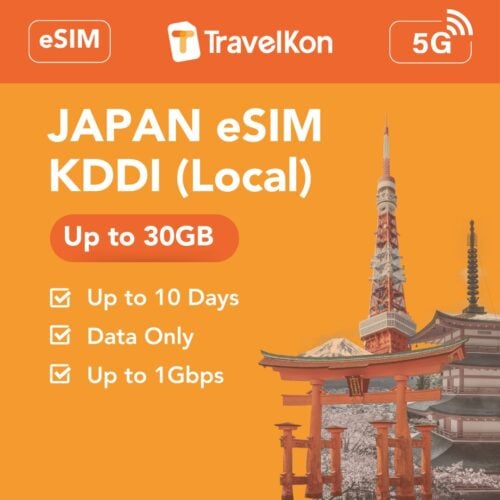 KDDI eSIM 10 days
