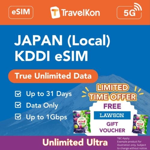 kddi unlimited esim promo