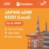 Japan eSIM KDDI 30GB 21 Days