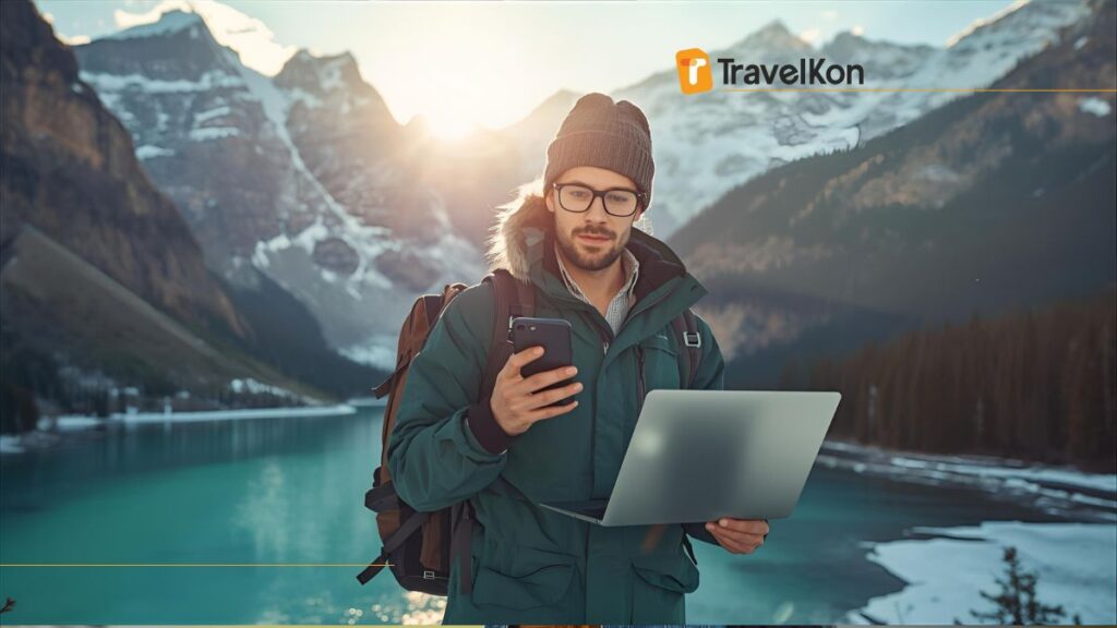 esim canada digital nomads Banff mountains