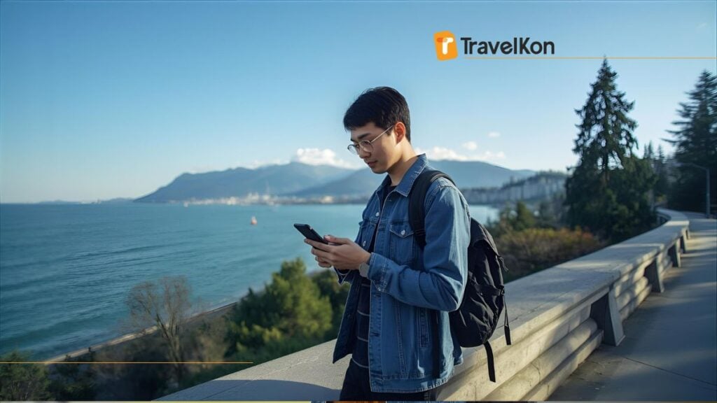 esim canada Stanley Park Seawall