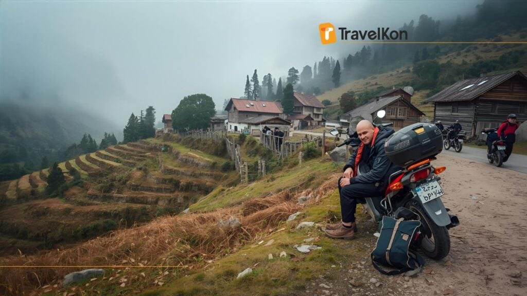 Vietnam Motorbike Tours resting beside