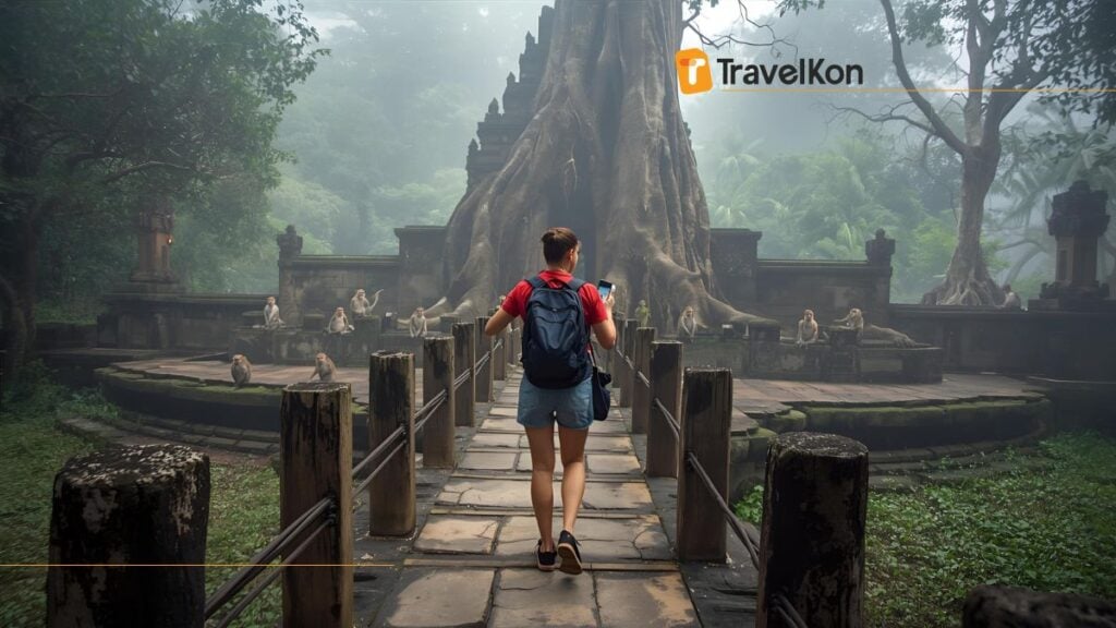 Monkey Forest Bali walking