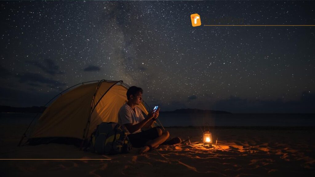 Palawan Philippines Beach Camping at Nacpan or Duli Beach