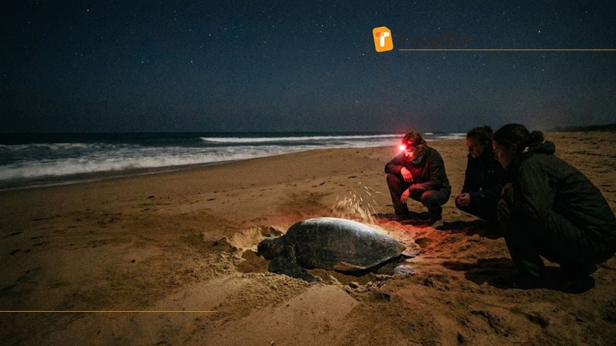 Best Season to Travel to Sri Lanka Rekawa Turtle Nesting at Night