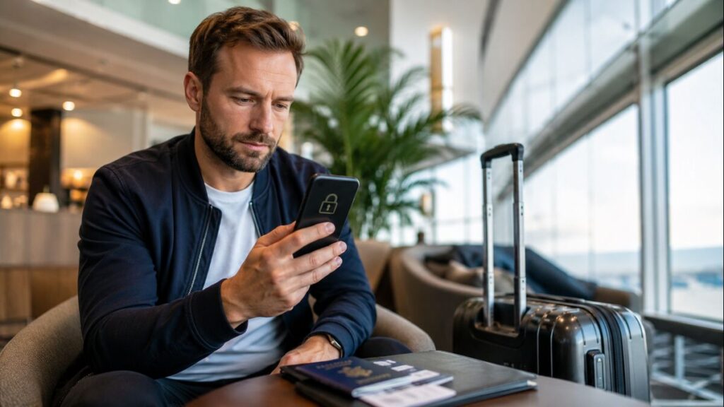 someone going through their phone sim swap