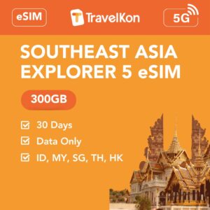 Southeast Asia 5G eSIM 5 Countries