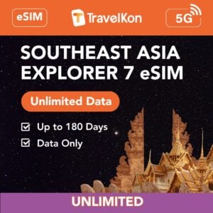 Southeast Asia eSIM Unlimited 7 Countries