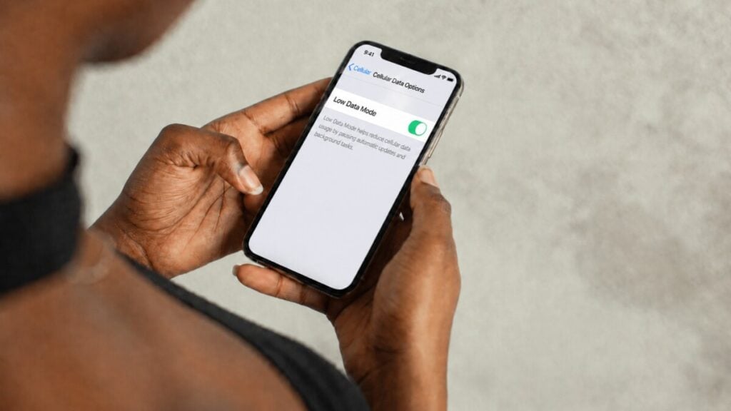 low data mode iphone